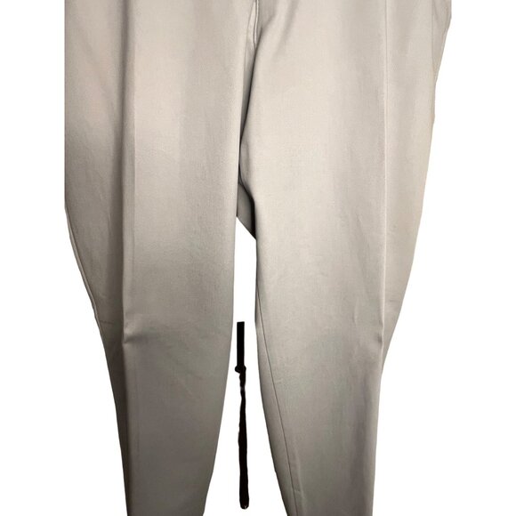 Lands End men’s dress pants size 38 traditional fit light gray flat front pocket - Picture 2 of 16